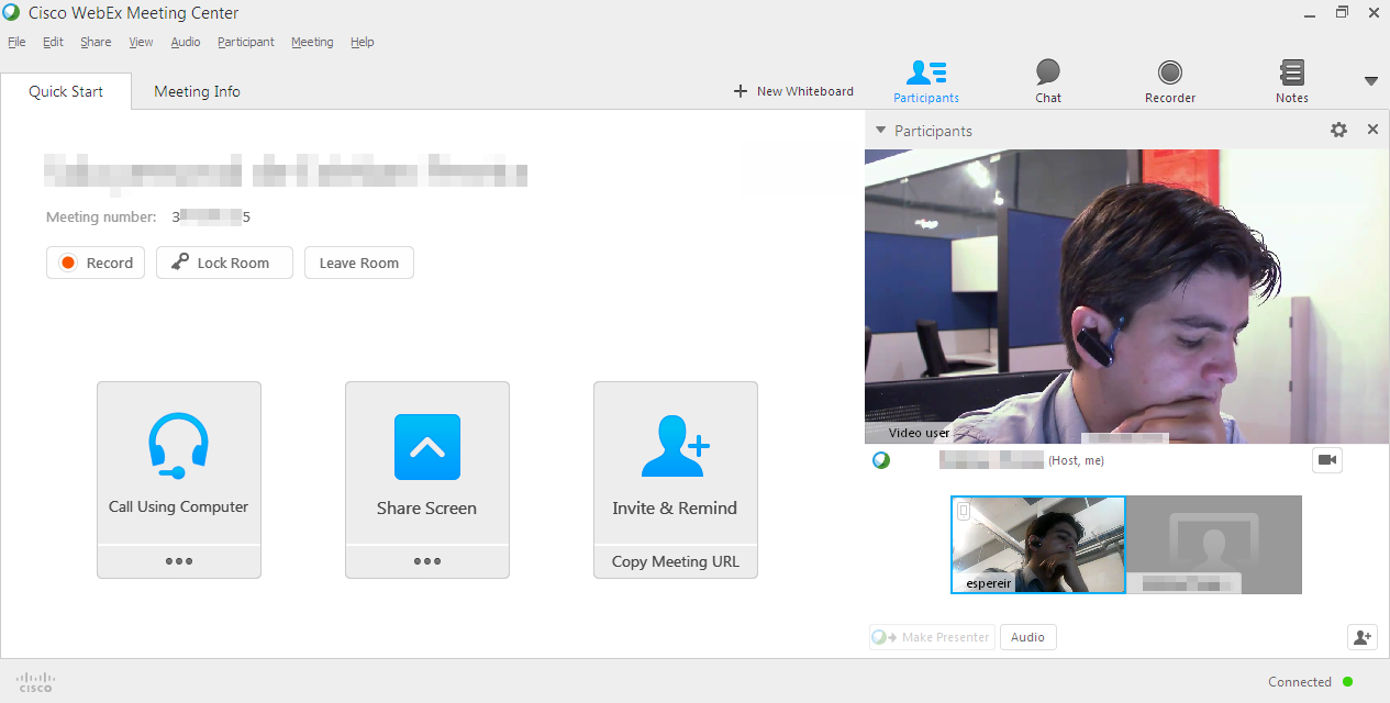 Comparte tu pantalla y realiza anotaciones en tiempo real con WebEx Cloud Meeting Center- México